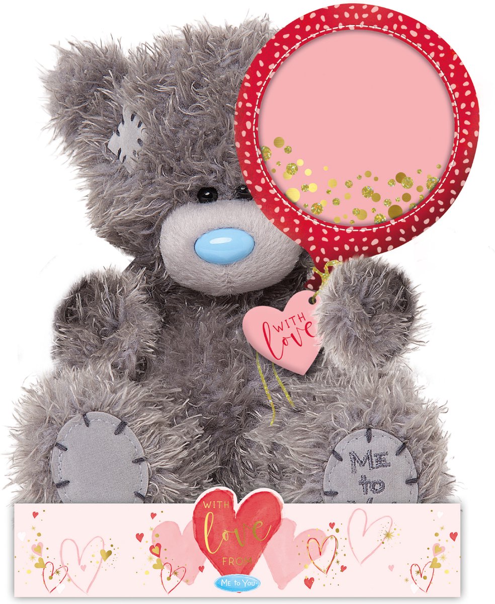 Me to You Knuffel Beer M7 16 cm Personalised Confetti Balloon