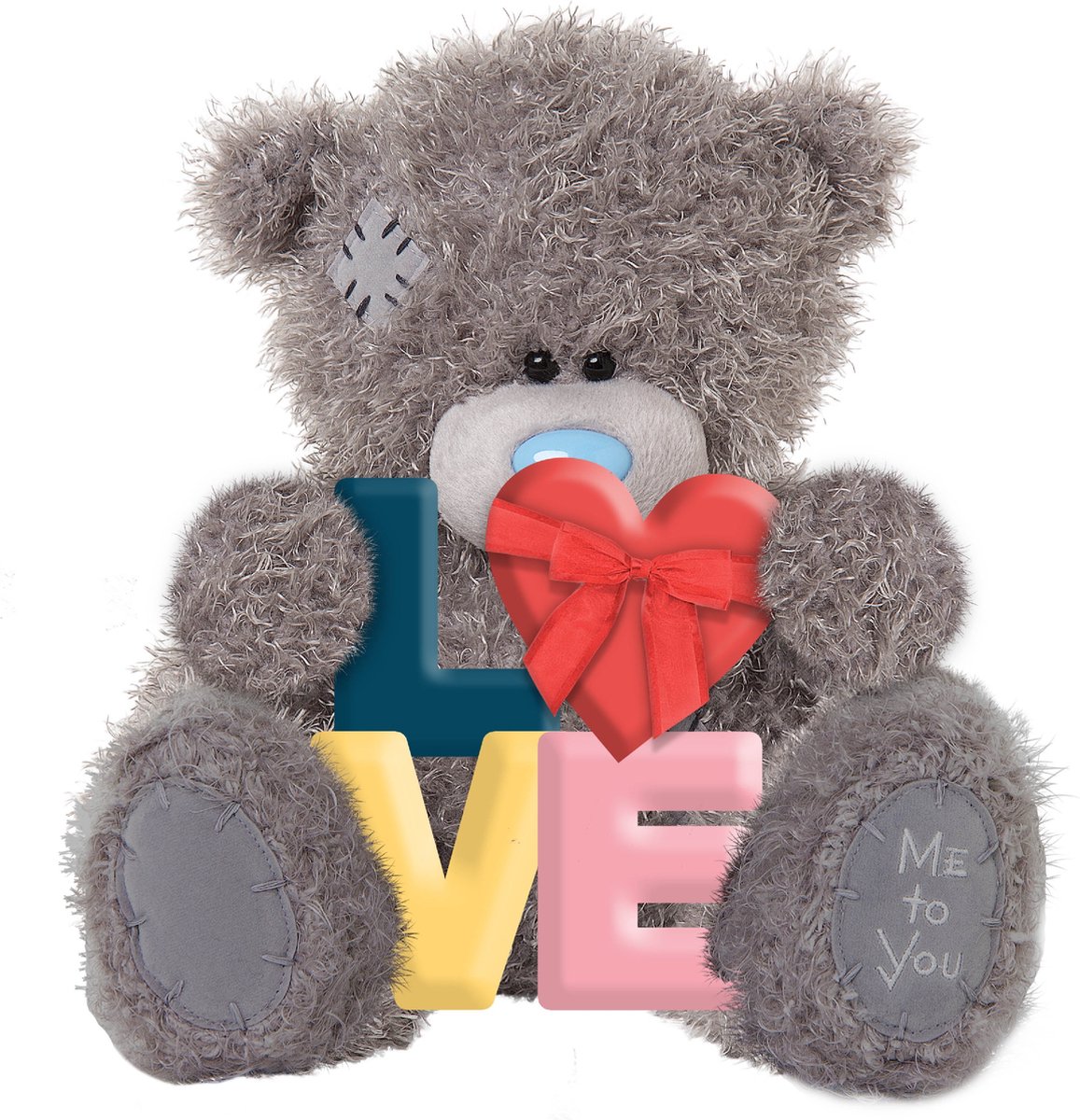 Me to You Knuffel Beer XL28 53 cm L O V E