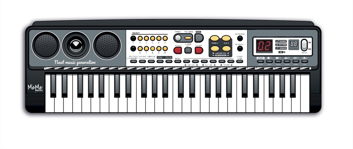 MeMe MeMe Digitaal Toetsenbord 49 Toetsen Zoe