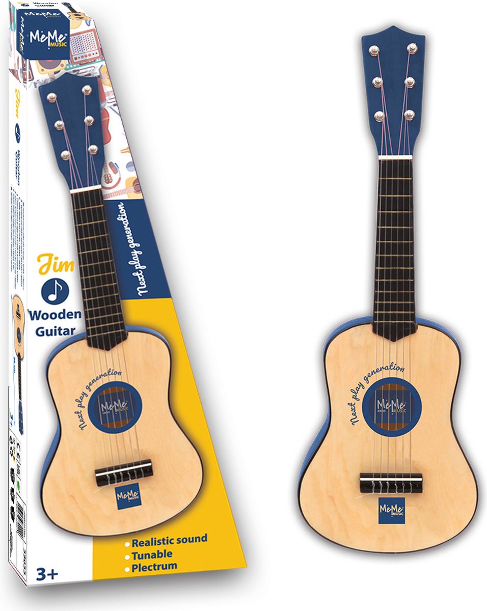 MeMe MeMe Houten Gitaar Jim