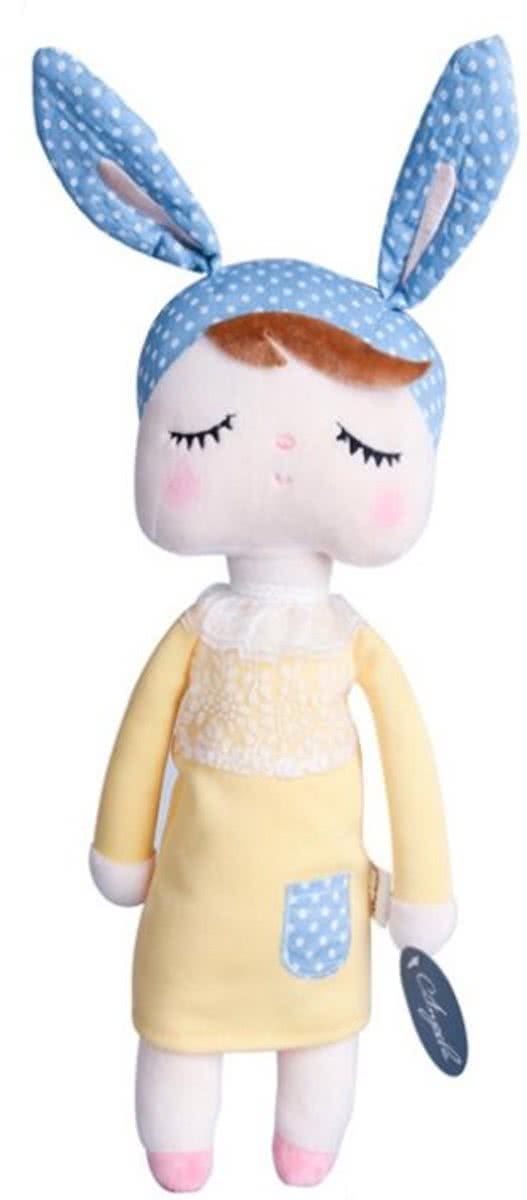 MeToo Angela pop blauw gele oortjes