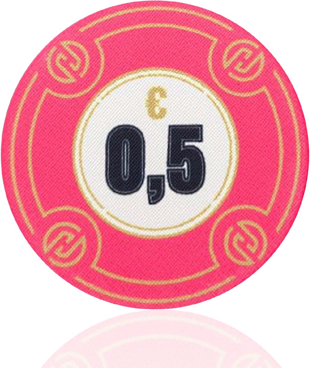 Hades Cashgame Deluxe Poker Chips €0,50 (25 stuks)