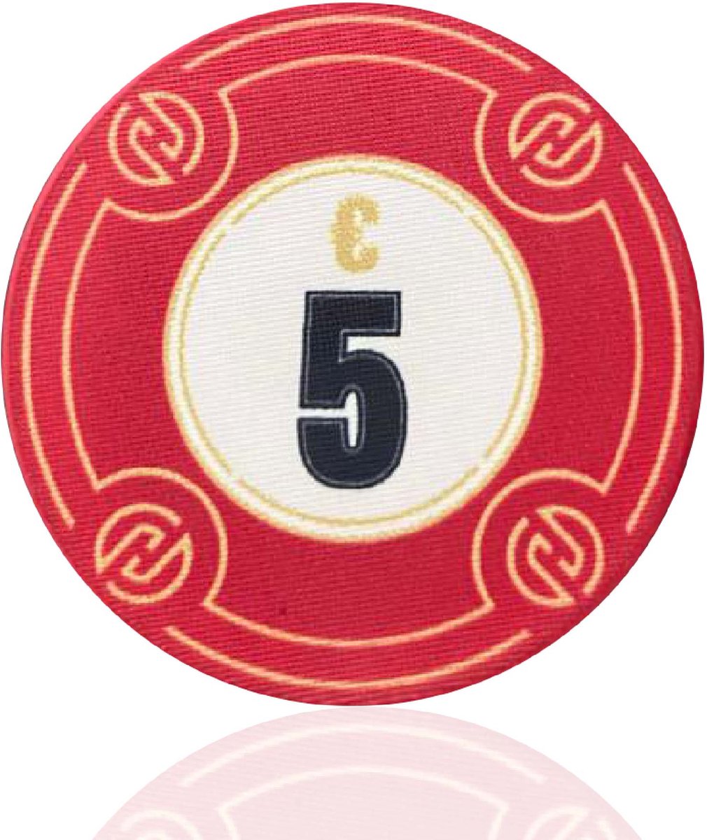 Hades Cashgame Deluxe Poker Chips €5,- (25 stuks)