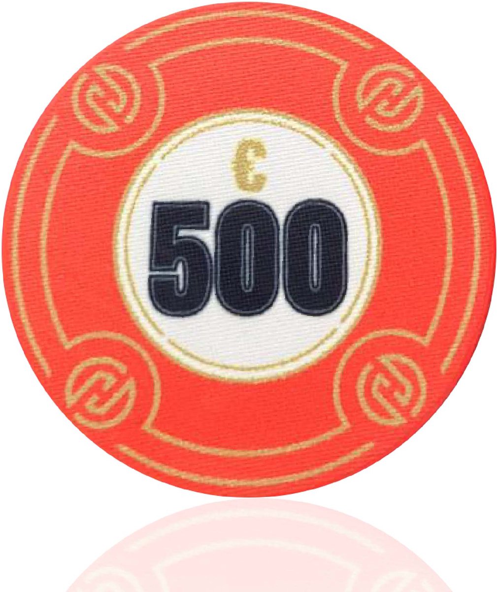 Hades Cashgame Deluxe Poker Chips €500,- (25 stuks)