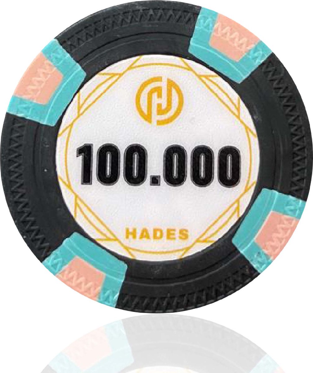 Hades MTT Classic Poker Chips 100.000 (25 stuks)