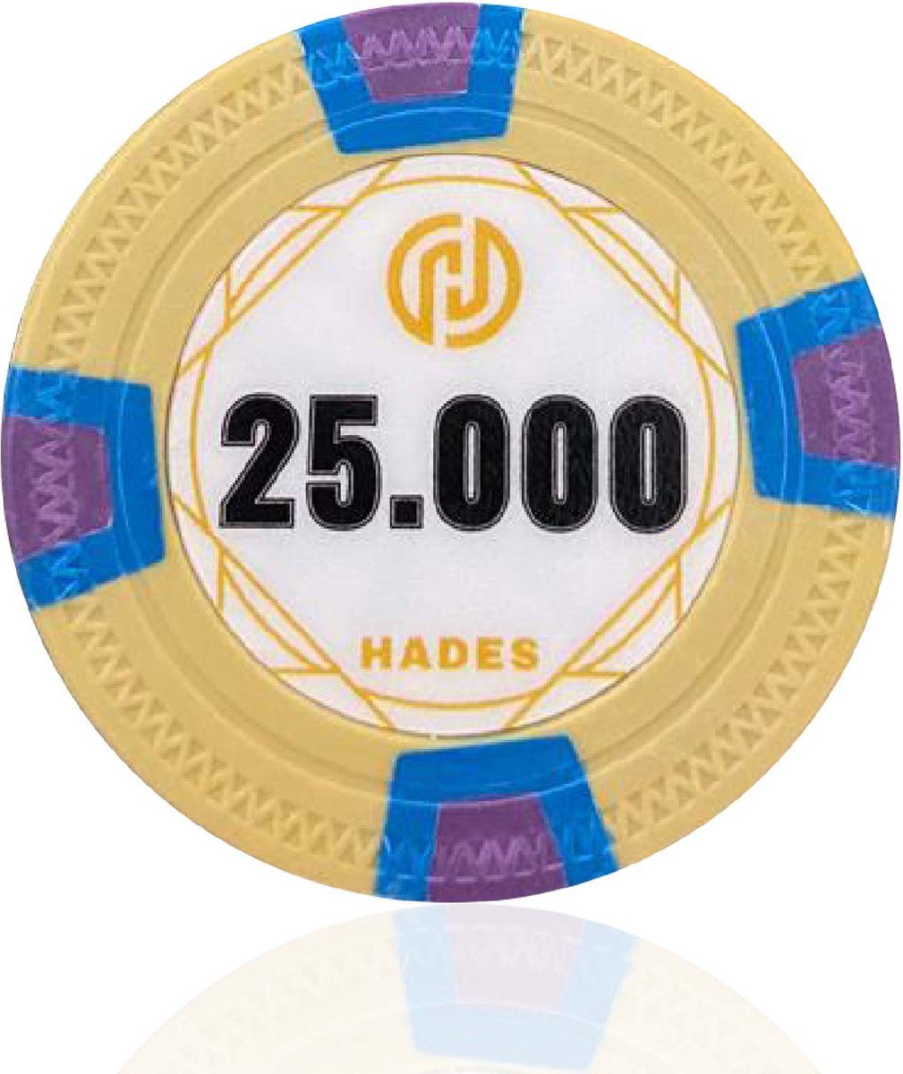 Hades MTT Classic Poker Chips 25.000 (25 stuks)
