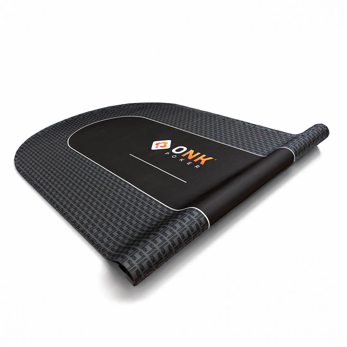 rubber pokermat zwart - pokerkleed - poker mat - 2 tot 10 spelers - 180 cm x 90 cm - antislip - poker - met hoes