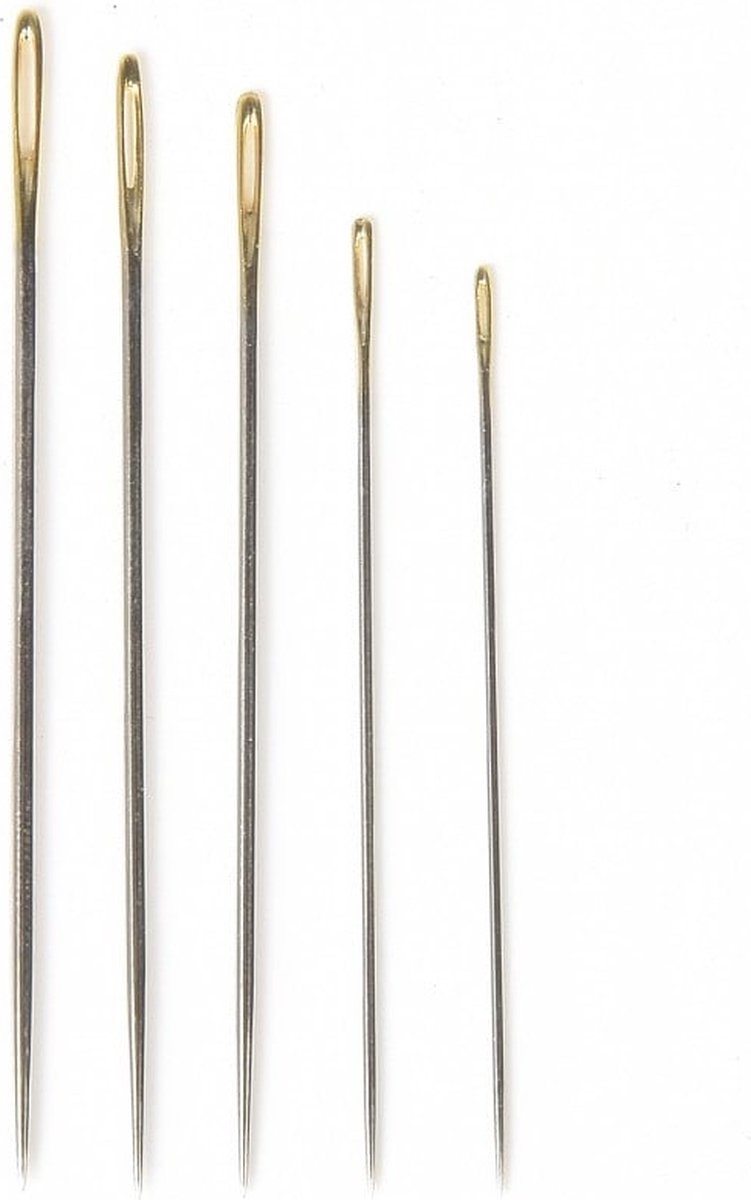 Mediac Borduurnaalden met Groter Oog en Scherpe Punt Nr. 10 - 12 stuks