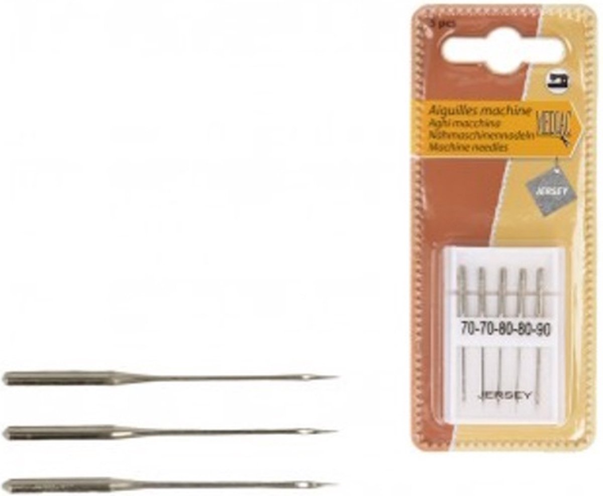 Mediac Naaimachinenaalden Jersey Assortiment 130/70 5 stuks
