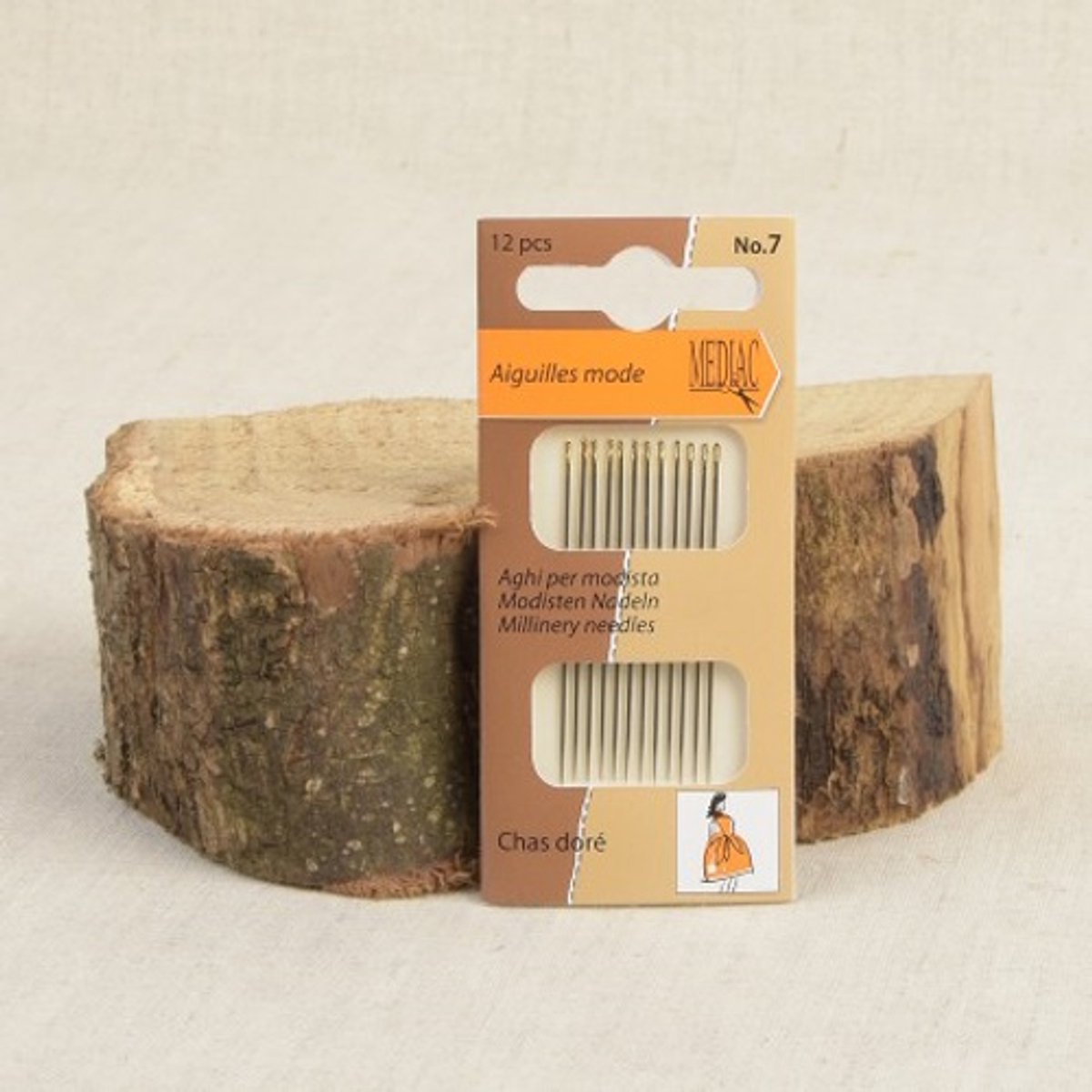 Millinery Naalden met scherpe punt Nr. 7 (12 stuks)