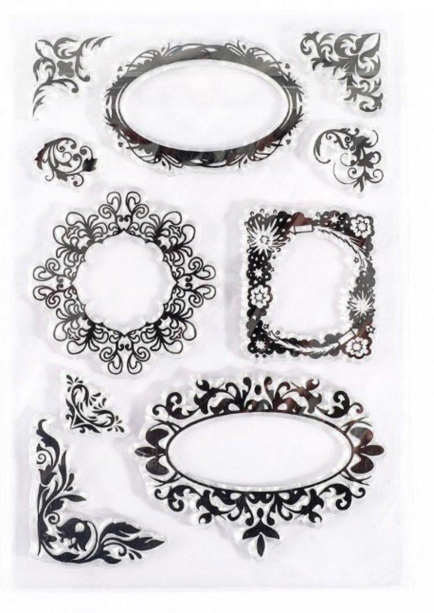 Clearstamps Frames & Corners - Stempels