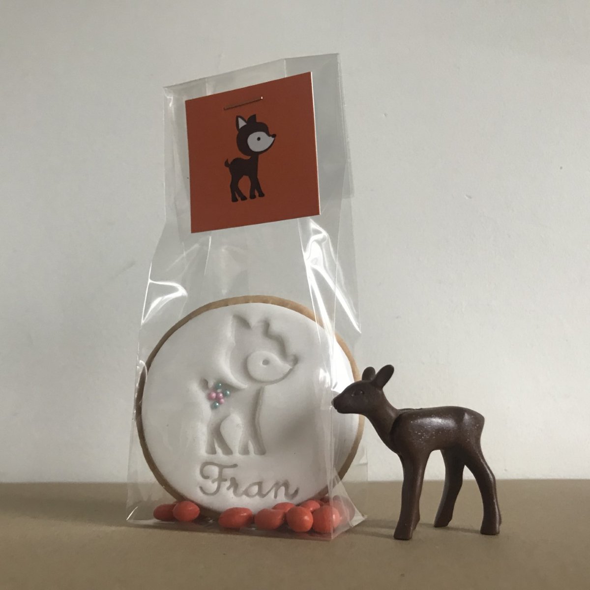 Geboorte bedankjes -  Een fondantstempel met de door jouw gekozen naam