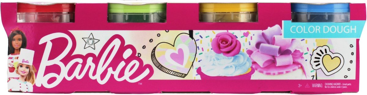 Mega Creative - Barbie Kunststof massa 4 kleuren