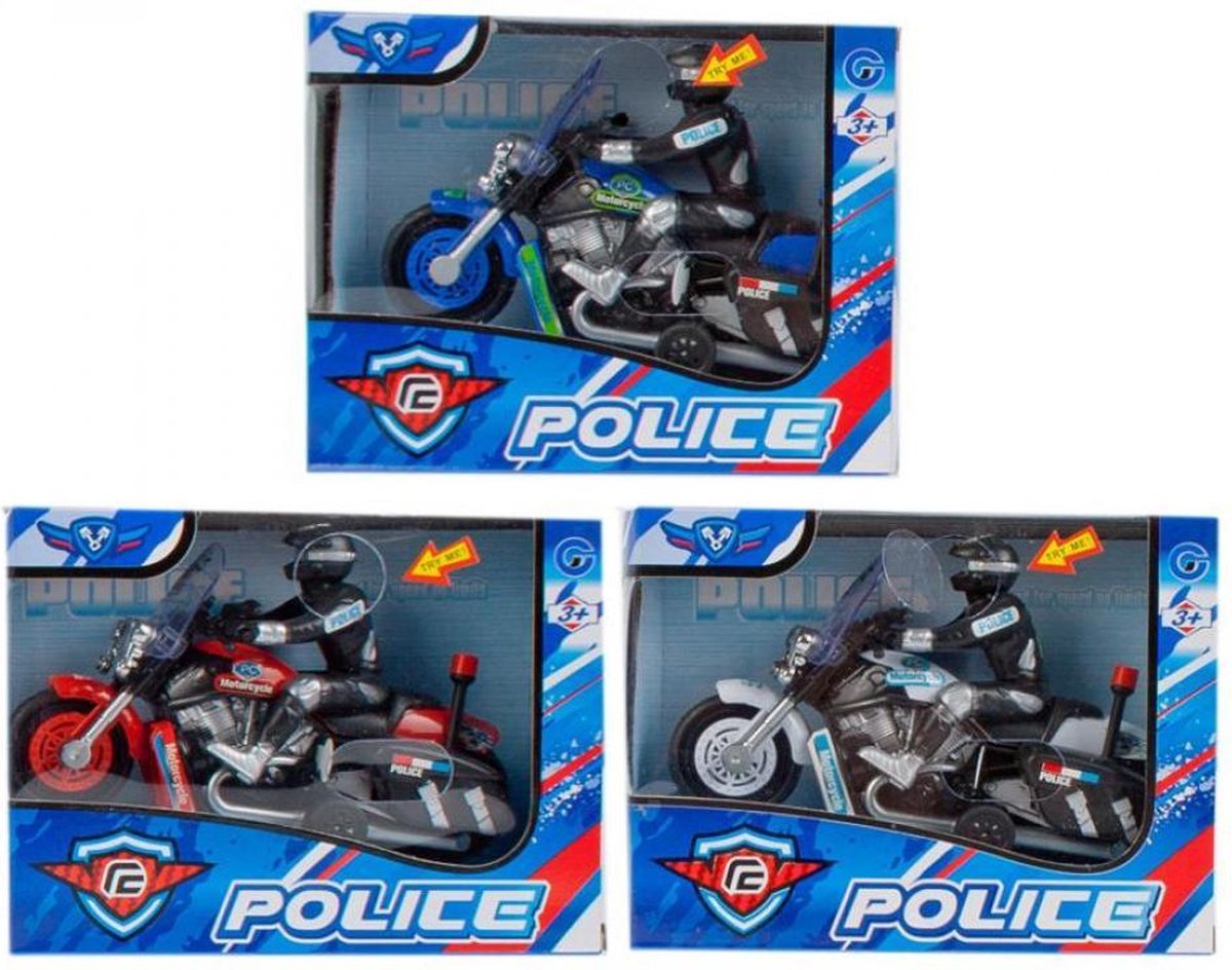 Mega Creative - Politiemotor met licht en geluid - Vanaf 3 jaar Kinder en Peuter