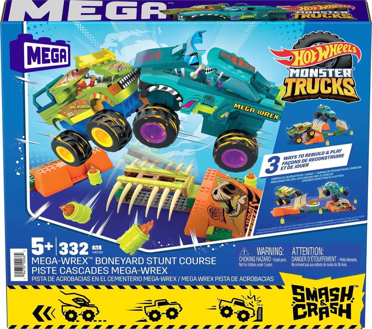MEGA Hot Wheels Monster Trucks - Bouwspeelgoed