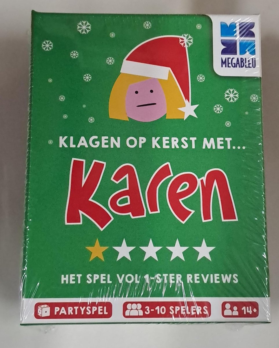 Klagen op Kerst met Karen Spel - Kerstspel Kersteditie partyspel kerstman