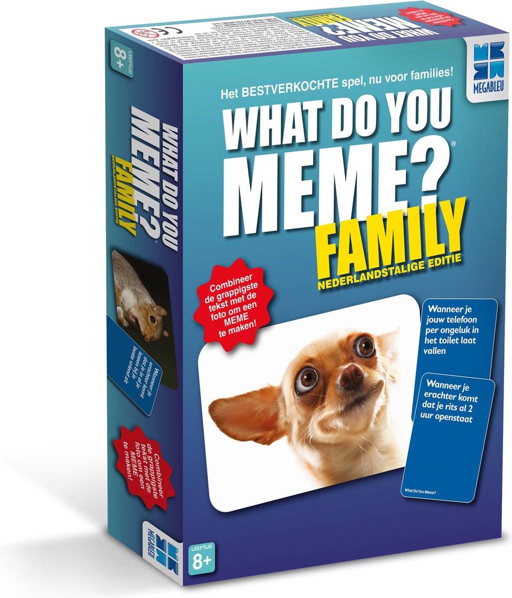 What Do You Meme? Nederlandstalig - Kaartspel - Familiespel - Partyspel vol Humor!