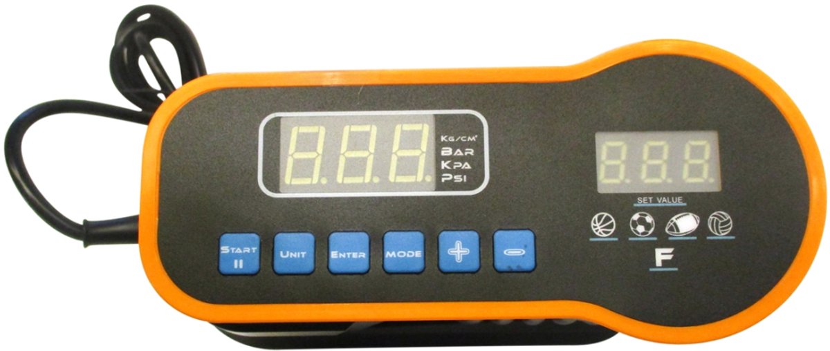   ballenpomp digitaal met automatische stop en LED display.