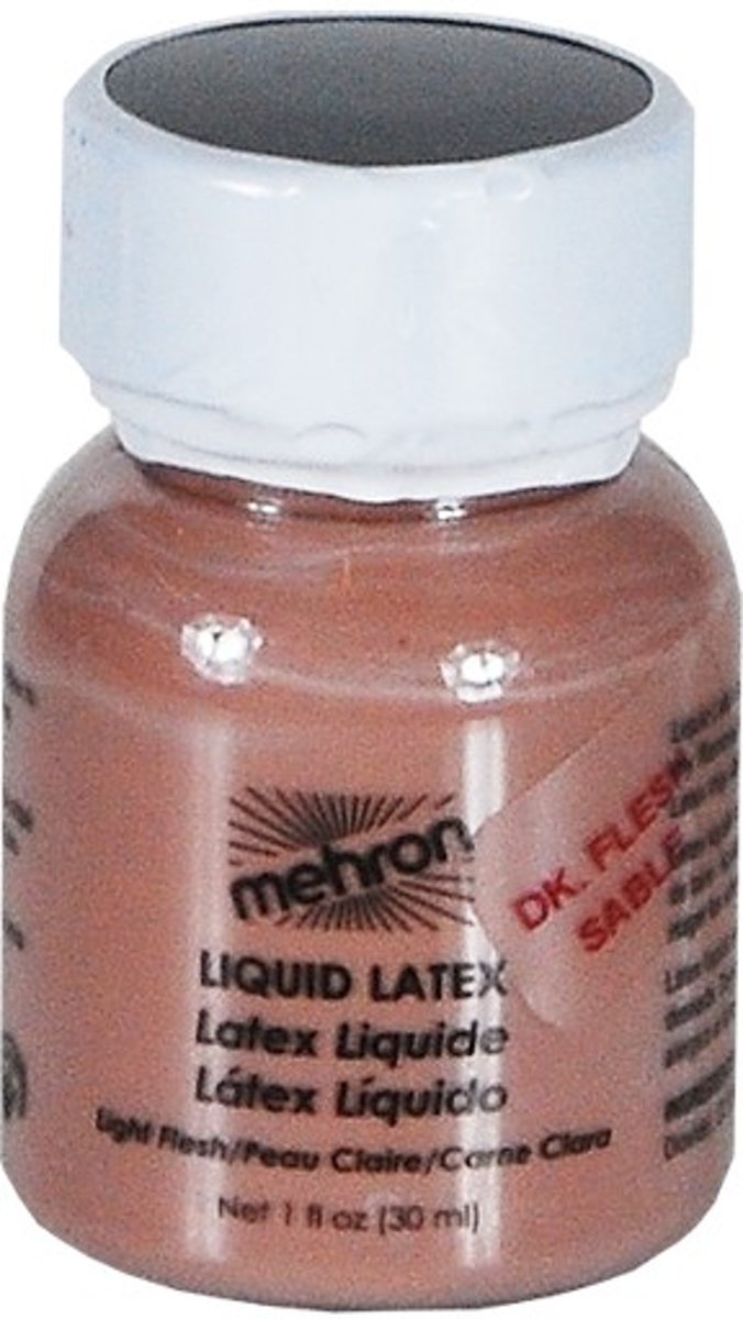   Liquid Latex - Dark Flesh - 30ml - Vloeibare Latex Halloween