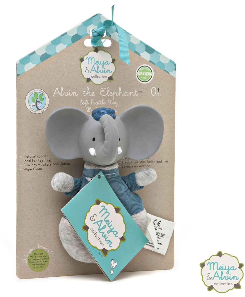 Meiya & Alvin - Alvin Rattle olifant rammelaar