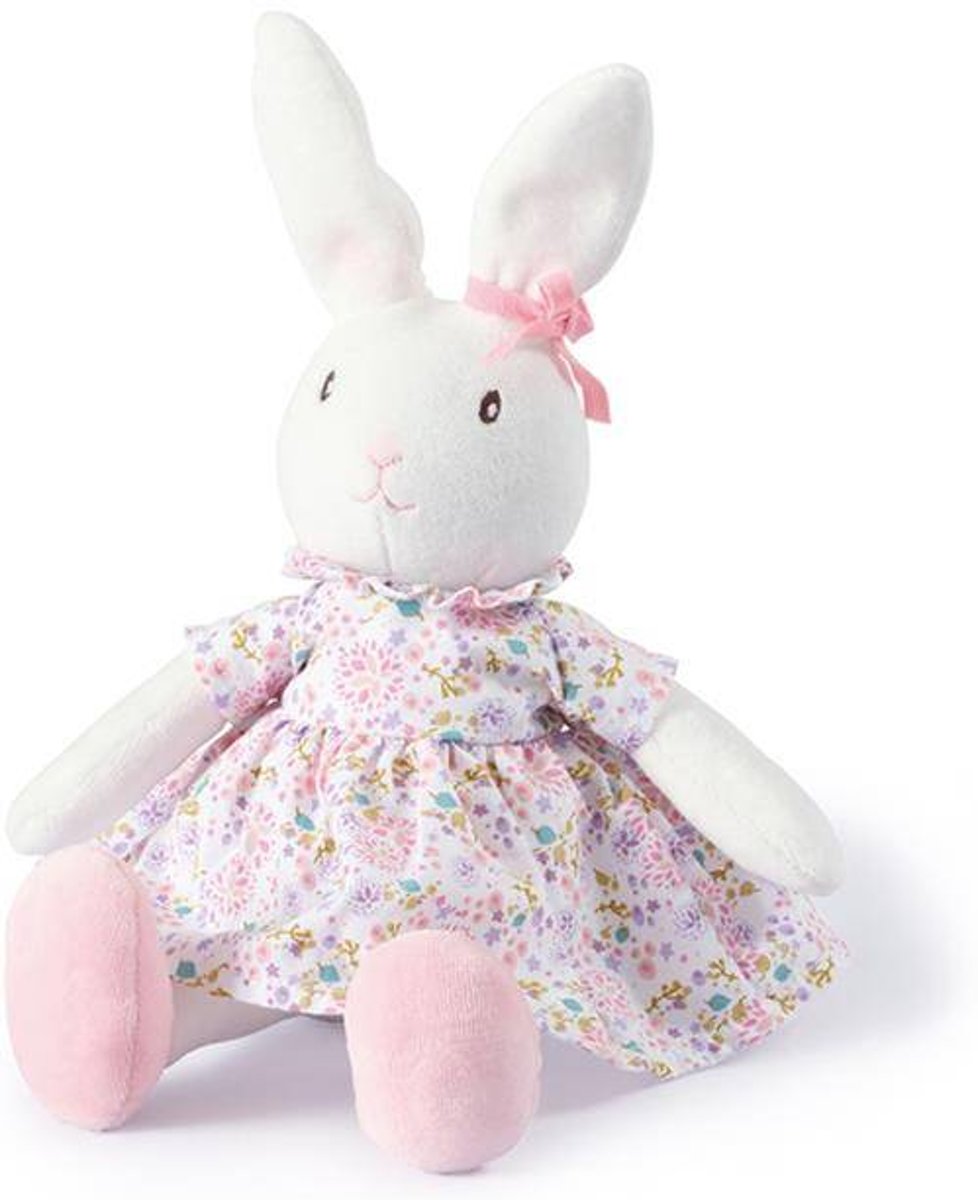 Meiya & Alvin - Knuffel - Konijn Hava - Rubber hoofdje - 21cm