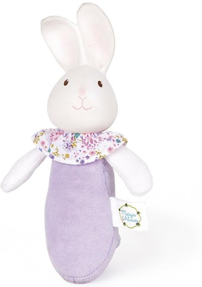 Meiya & Alvin Knijpknuffel Havah Rubber/katoen Roze 17 Cm