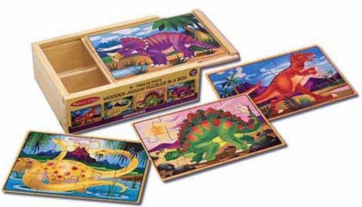 Dinosaurus puzzel set