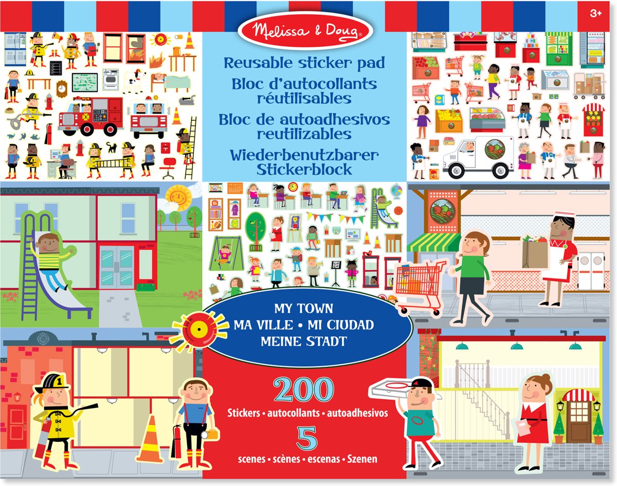 Melissa & Doug - Reusable Sticker Pad - Mijn Stad