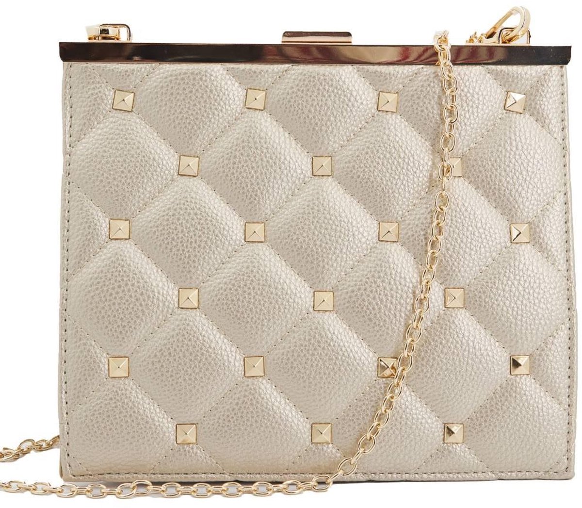 MENBUR 85206M BOLSO ACOLCHADO DETALLE TACH Goud N/A EU