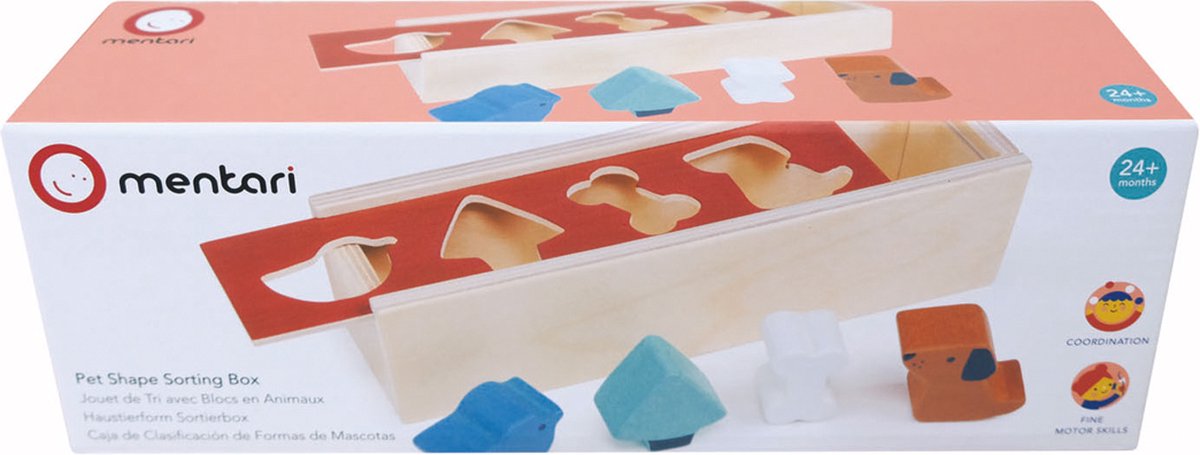   houten vormenstoof huisdieren - educatief speelgoed dieren.