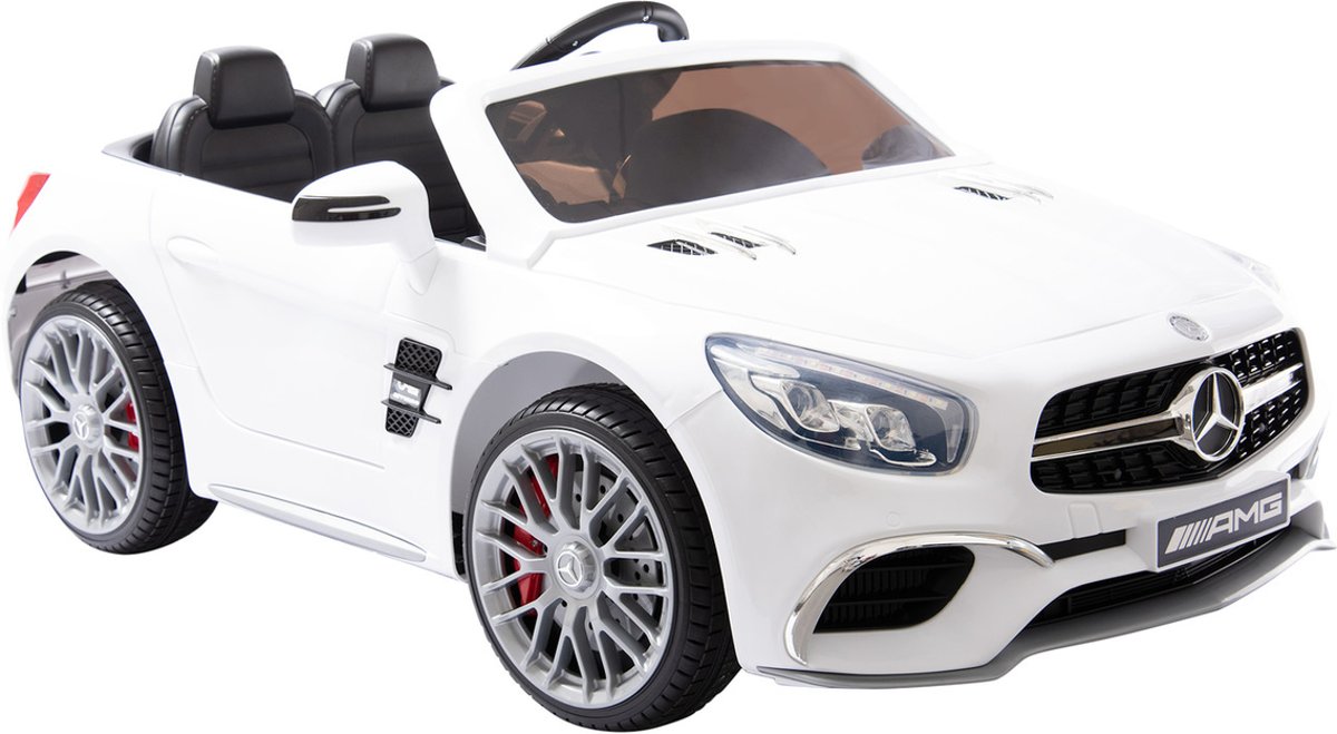 Elektrisch Kinderauto Mercedes-Benz SL65 AMG Wit