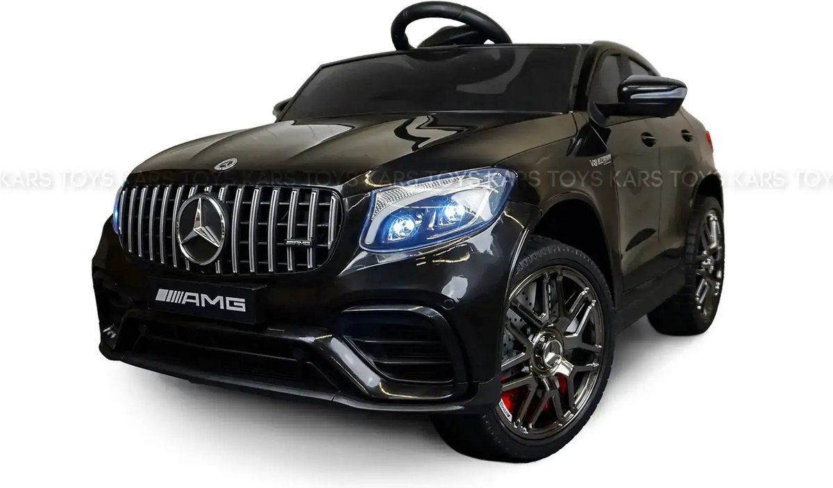 Kars Toys - Mercedes-Benz GLC63s AMG - Coupé - Elektrische Kinderauto - met Afstandsbediening - Zwart