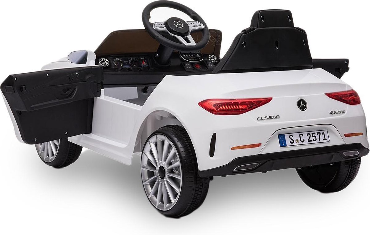   - elektrische kinderauto - CLS350 - wit