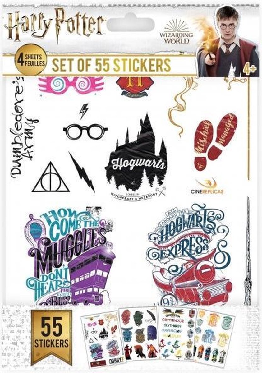 Harry Potter - 50 Sticker Set MERCHANDISE