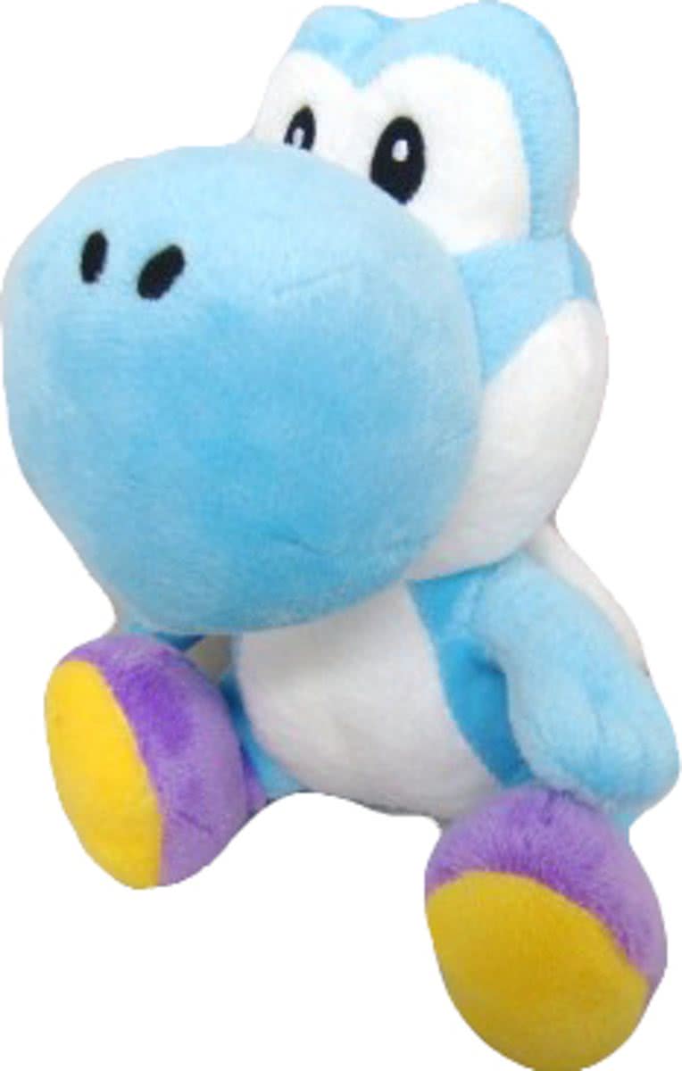 Super Mario Bros.: Light Blue Yoshi 15 cm Knuffel