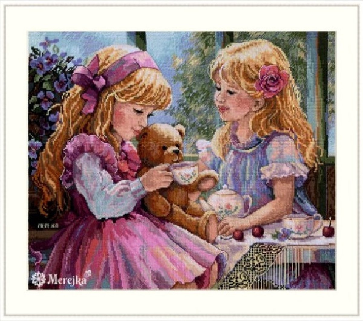 Borduurpakket Merejka - TEA PARTY - MEREJKA (242)