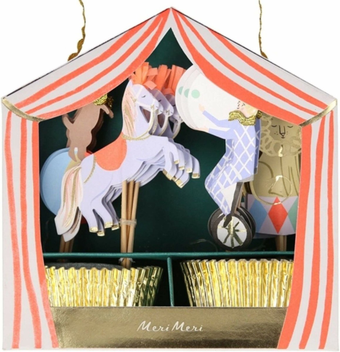 Meri Meri cupcakeset circus
