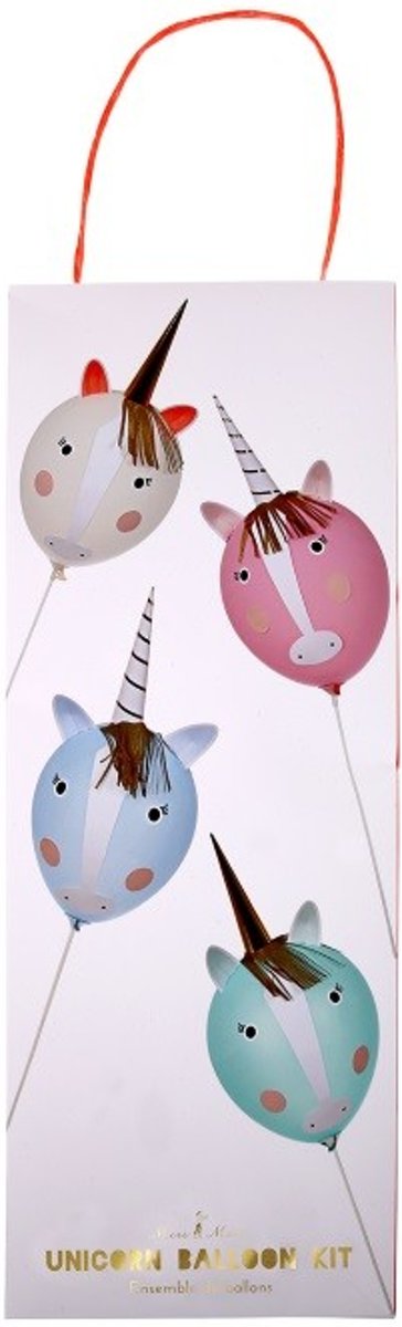 Unicorn Ballonnenset (4st)