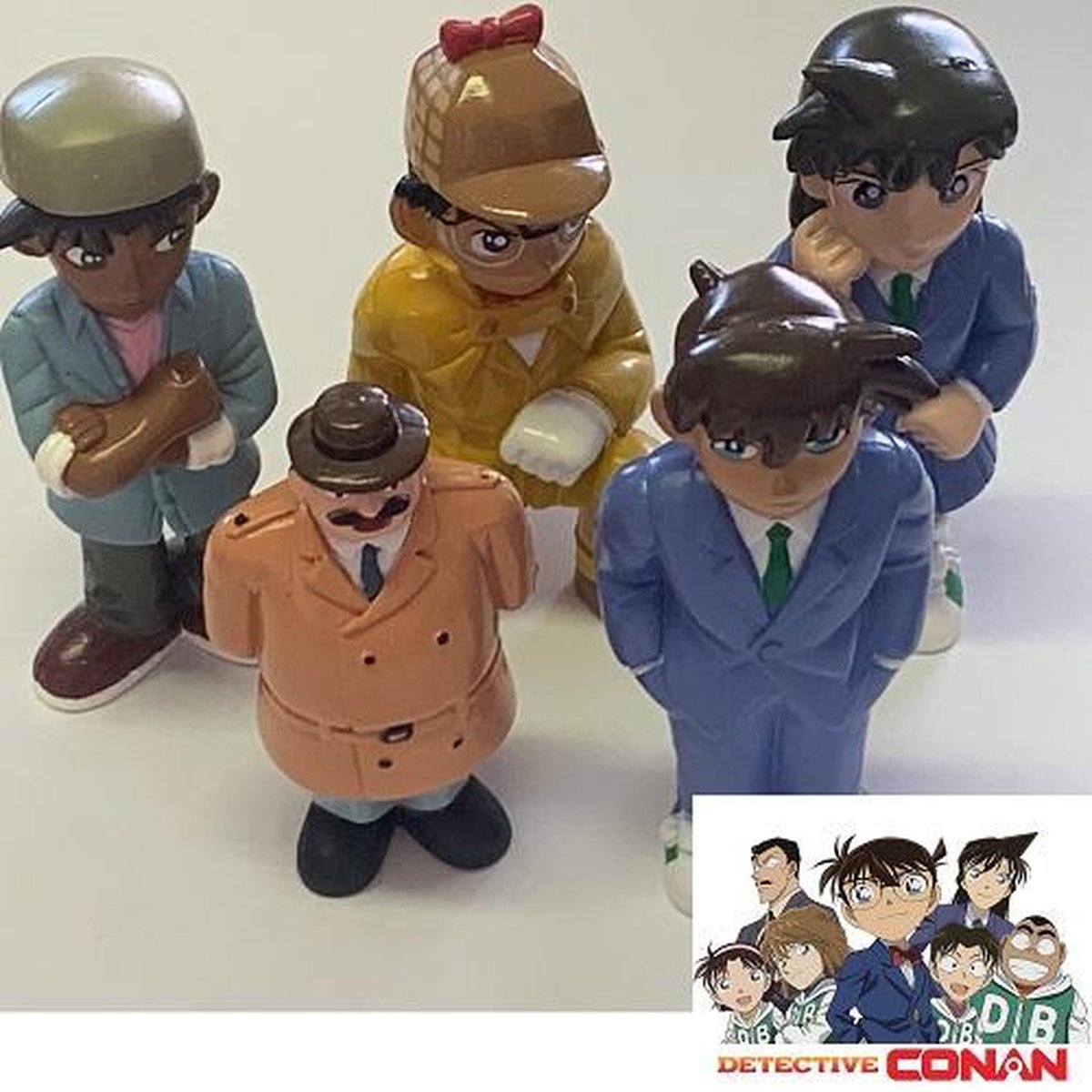 Detective Conan speelfiguren set 5 stuks(+/-7cm).