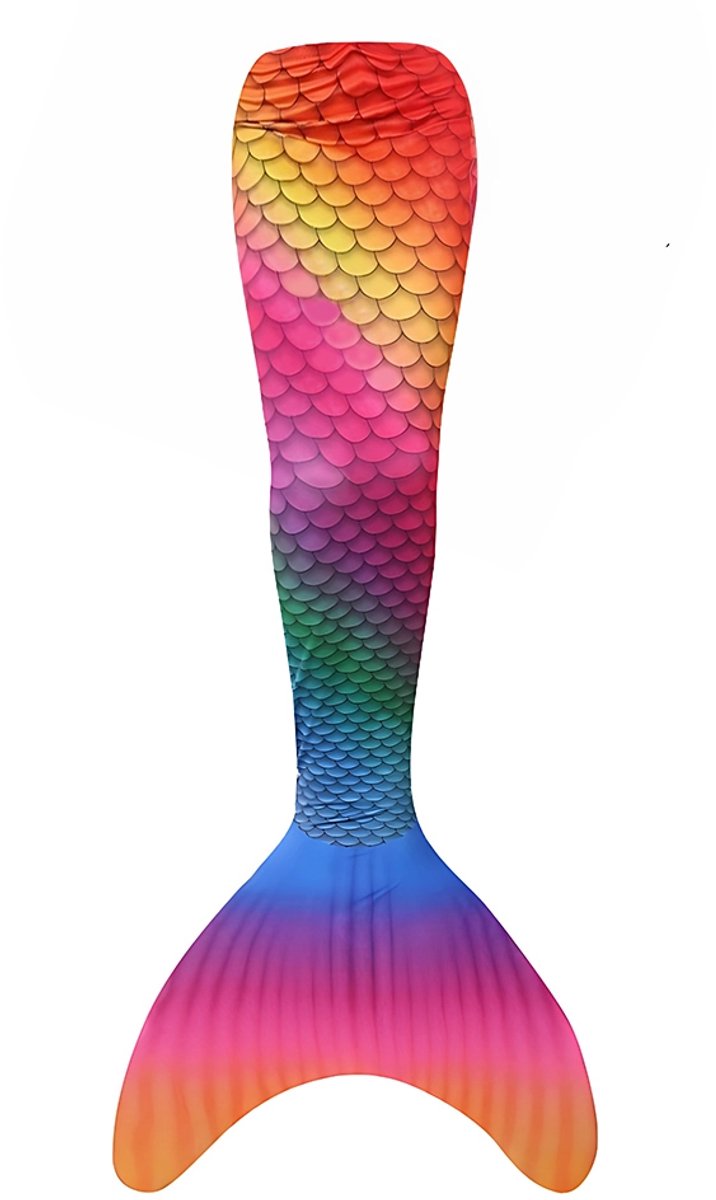 Mermaid Pro zeemeerminstaart Tropical Pamela set volwassenen maat L (42-44) met Monovin senior met voetvakjes