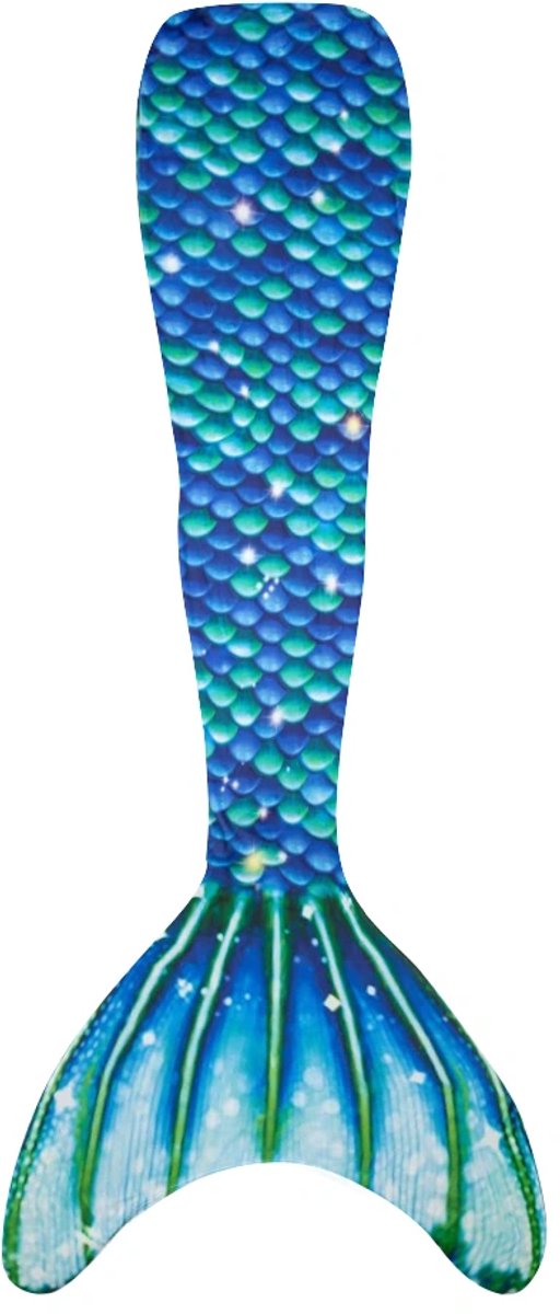 Zeemeerminstaart voor kinderen maat 12 (146-152) - Mermaid Pro Ariel set met monovin met voetvakjes