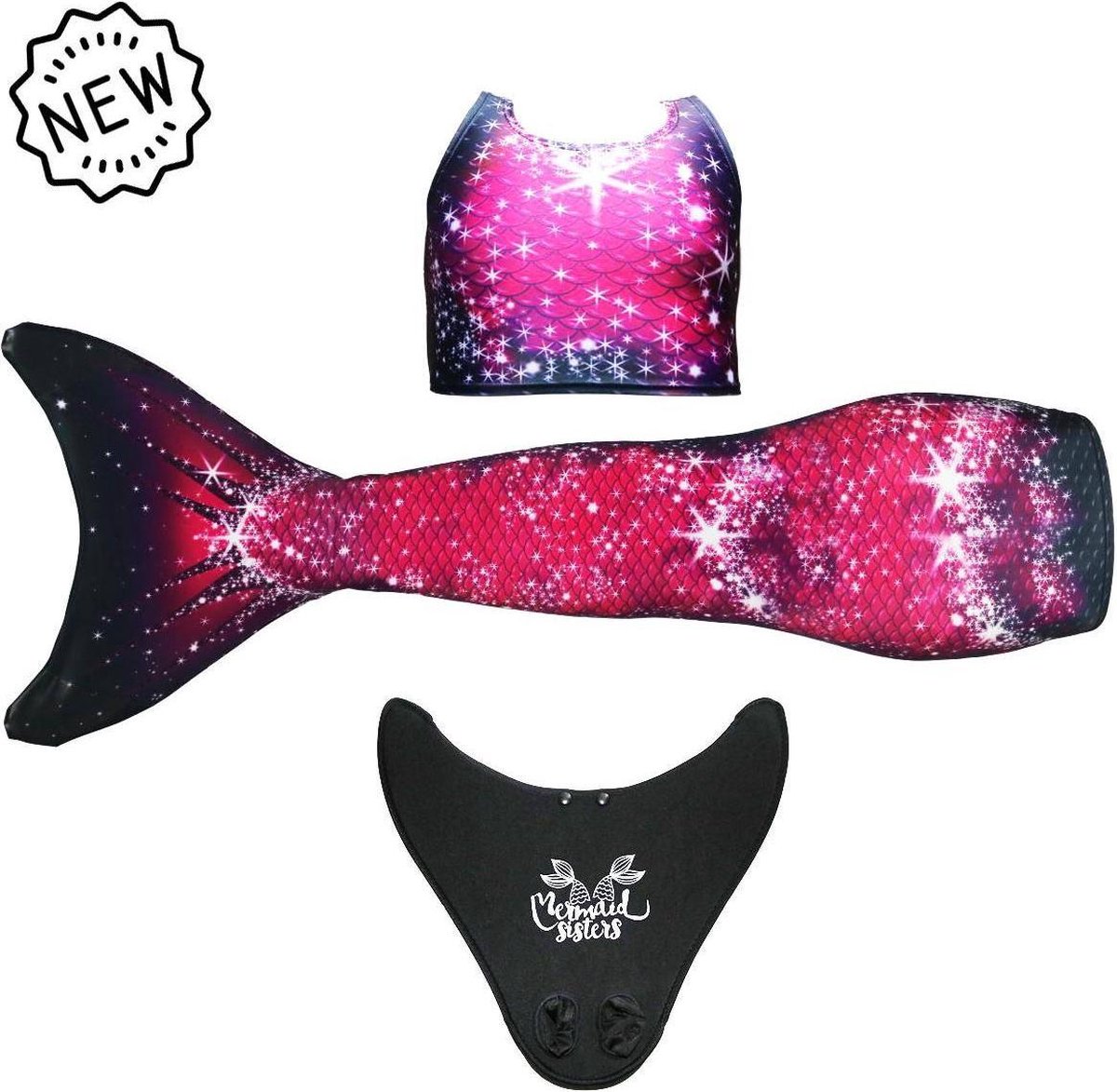 Mermaid Sisters - Zeemeermin staart Red Passion - Limited