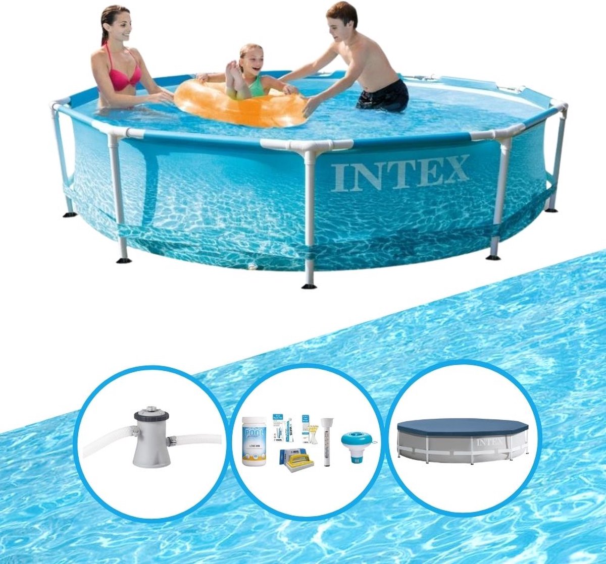 Zwembad Metal Frame - Zwembadpakket - 305x76 cm