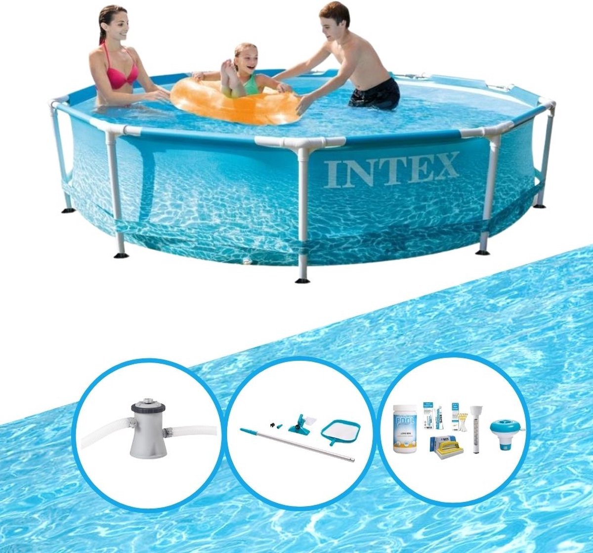 Zwembad Metal Frame - Zwembadset - 305x76 cm
