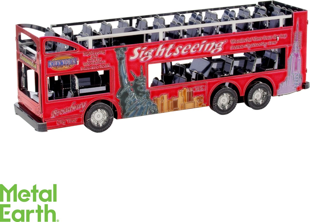 Metal Earth Big Apple Tour Bus Modelbouwset
