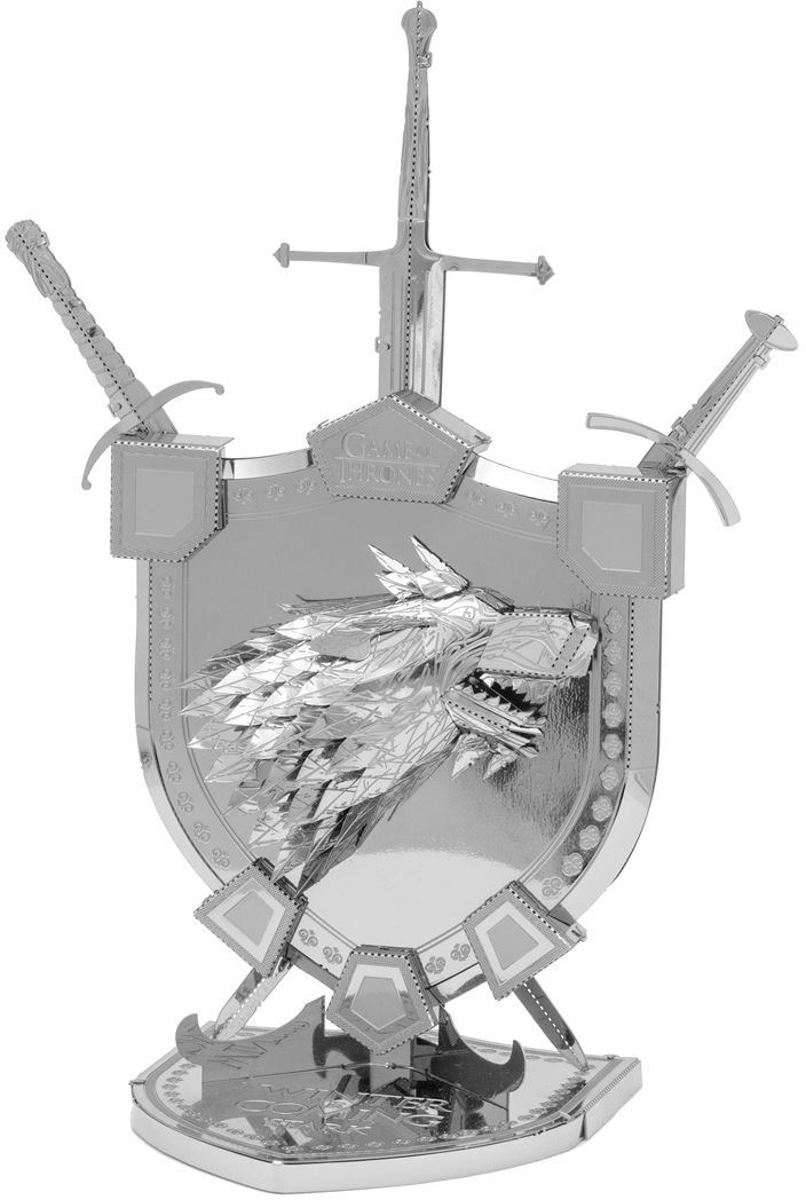 Metal Earth ICONX Game of Thrones - House Stark Wapenschild