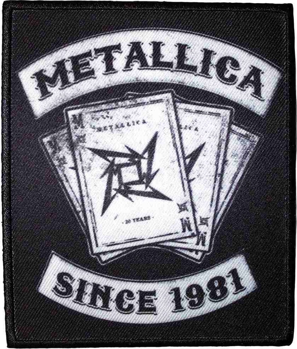Metallica - 30th Anniversary Patch - Zwart