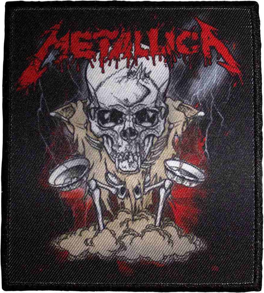 Metallica - Skeleton Poster Patch - Zwart