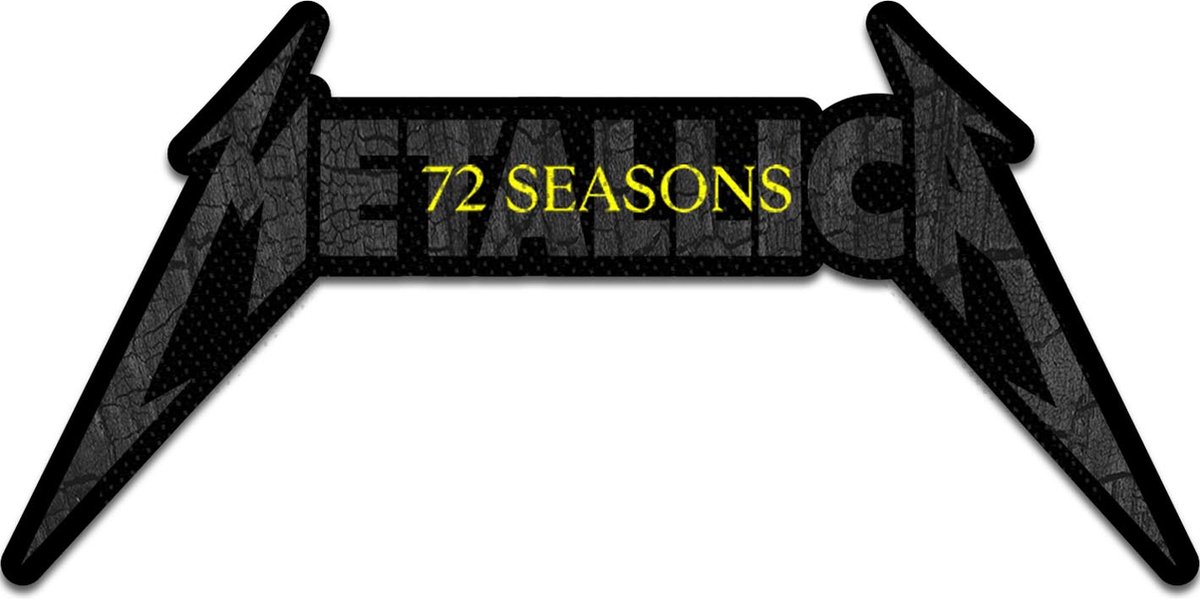 Metallica 72 Seasons Charred Logo Cut Out Unisex Patch - meerkleurig - Standard