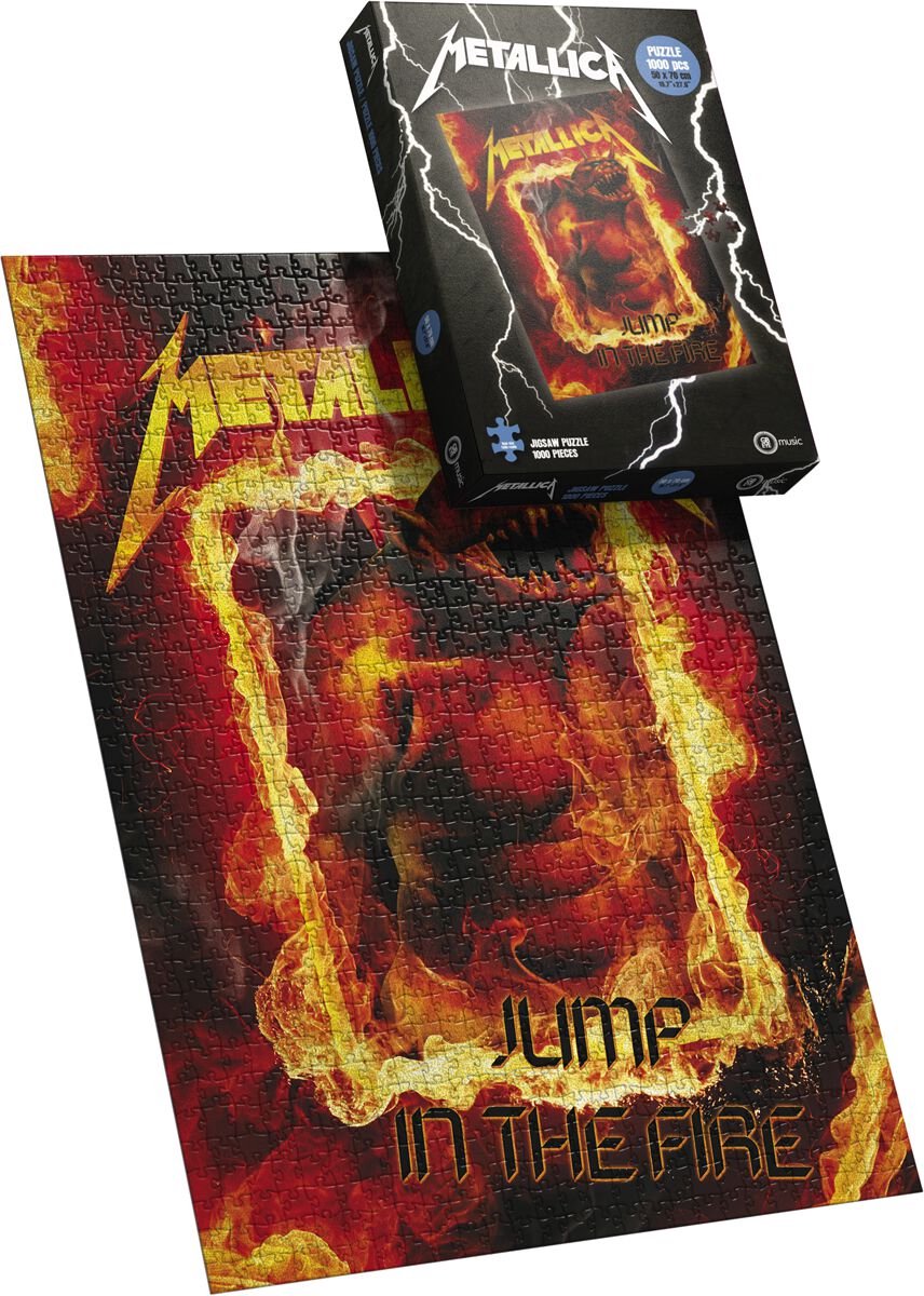Metallica Fire Demon - Puzzle Puzzel standaard - Karton - Bands